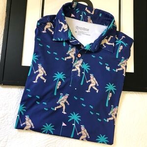 Tipsy Elves Bigfoot Bogey Golf Polo